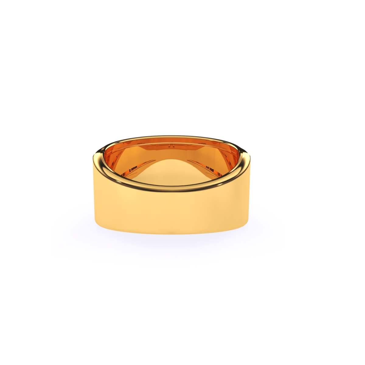 Round Half Eternity Diamond Men's Ring